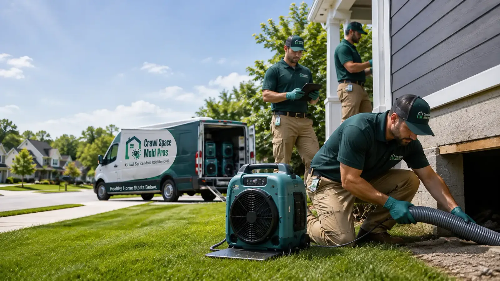 Crawl Space Mold Removal in Harvard, IL